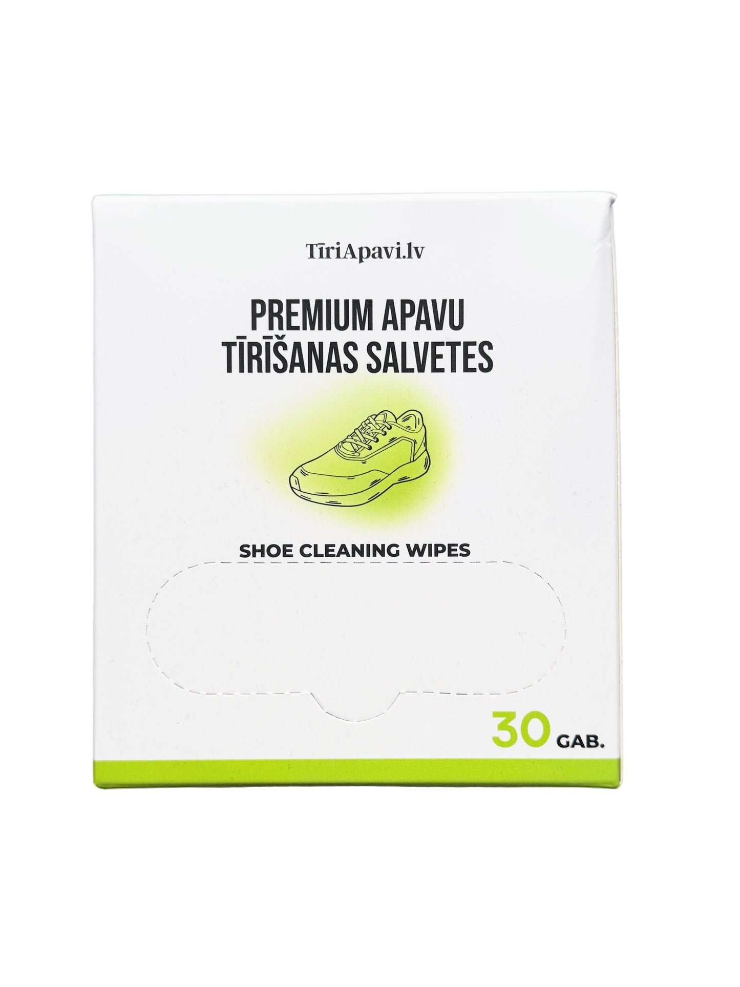 Apavu Tīrīšanas Salvetes 30 GAB