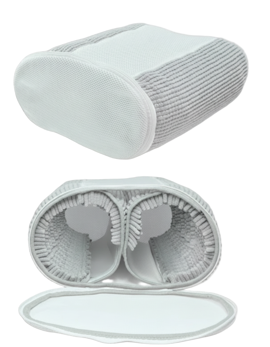 Apavu mazgāšanas maiss ar 2 nodalījumiem