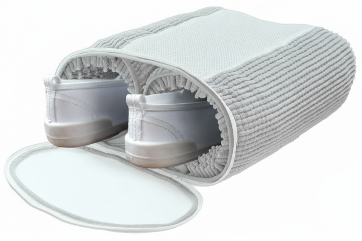 Apavu mazgāšanas maiss ar 2 nodalījumiem